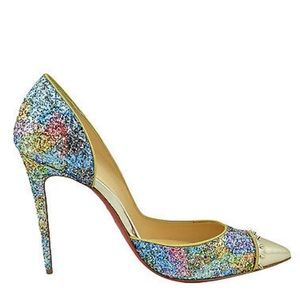 CHRISTIAN LOUBOUTIN CULTURELLA Glitter Pumps